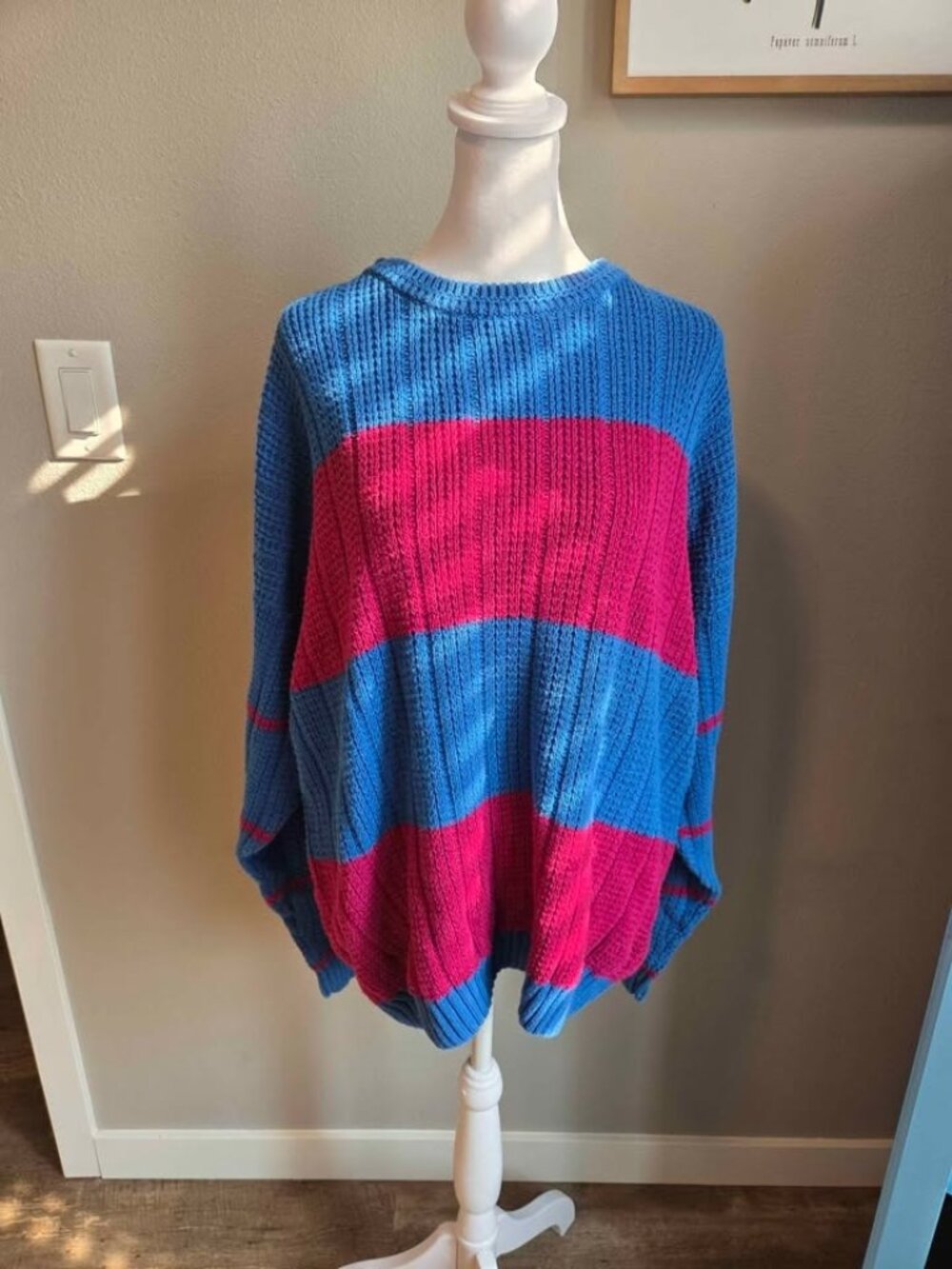 Vintage American Weekend knit sweater womens XL